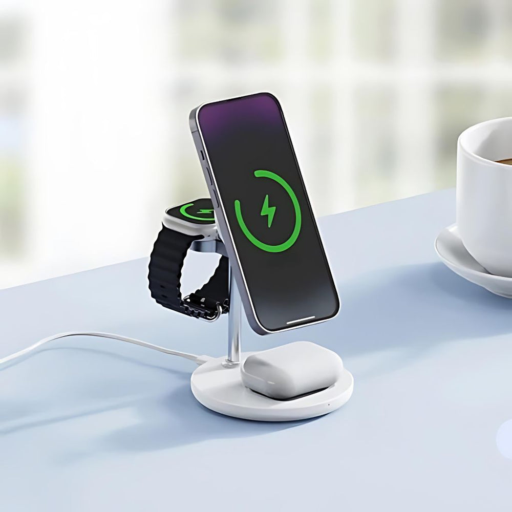 3 in 1 Magnetic Charger for Apple &amp; Samsung