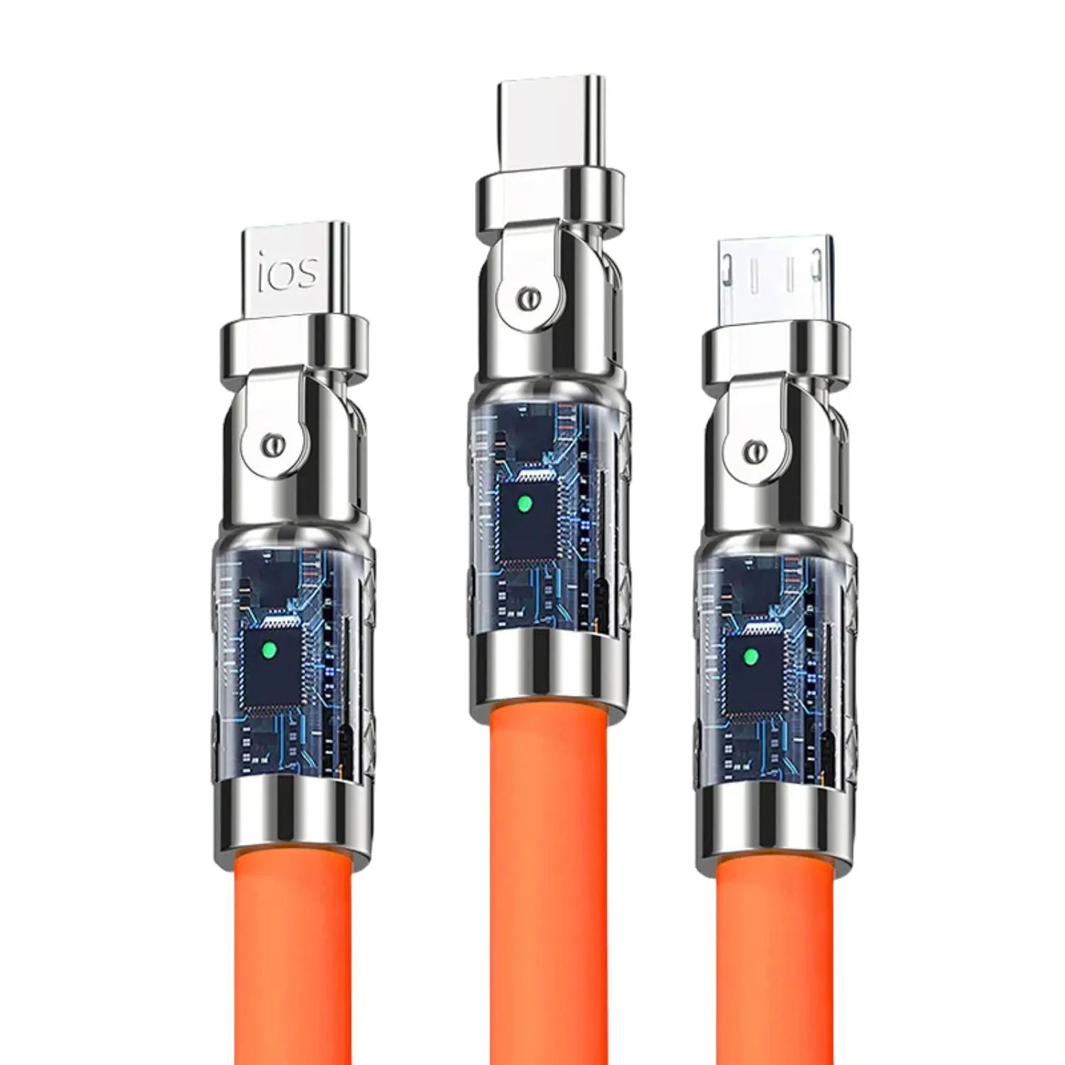 3 in 1 Charging Cable with Universal Compatbility & 120W