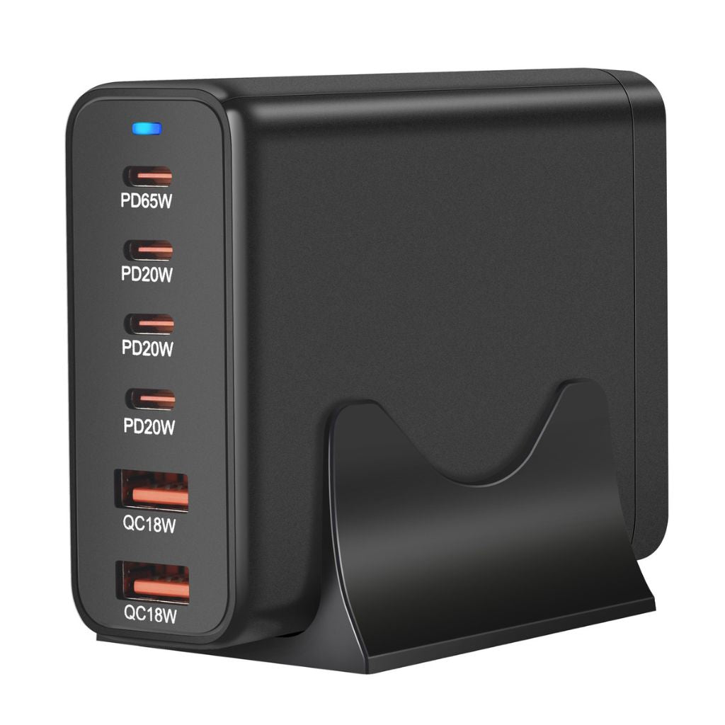 155W GaN 6-Port USB-C Charger