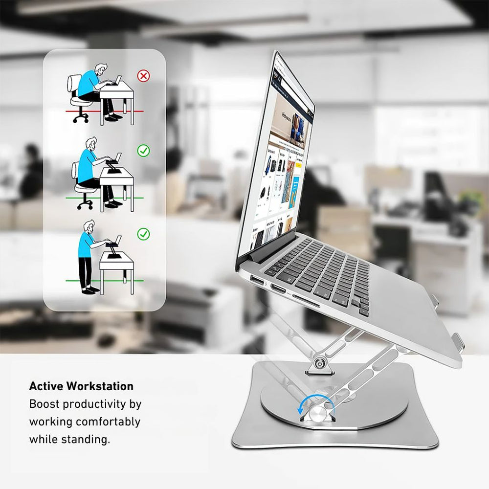 Laptop Stand with 360° Swivel