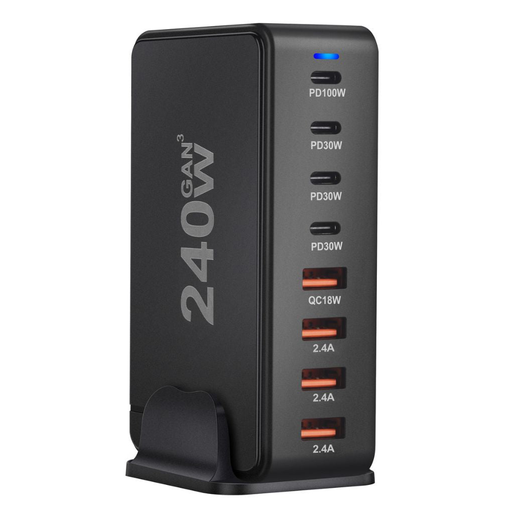 240W GaN 8-Port USB-C Charger