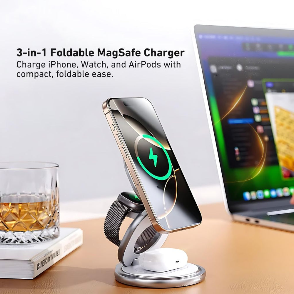 3 in 1 Foldable Charger for Apple