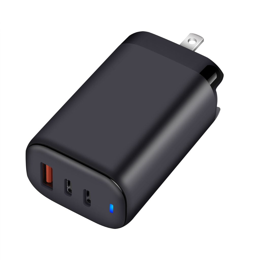 65W GaN 3-Port USB-C Charger