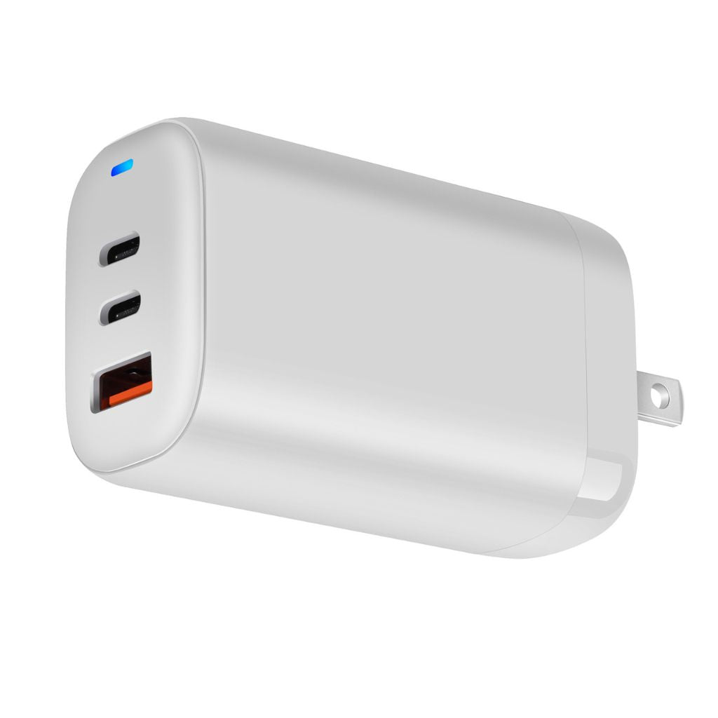 65W GaN 3-Port USB-C Charger