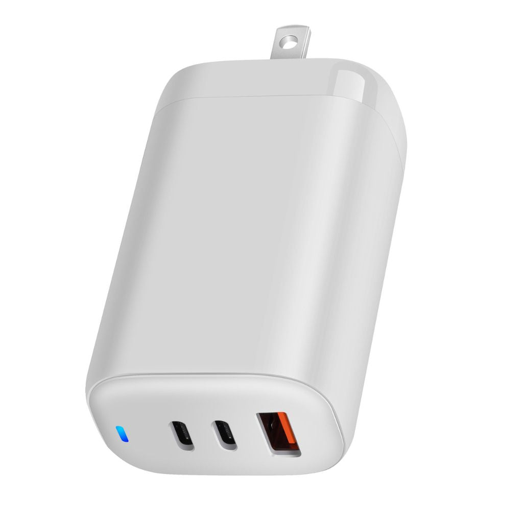 65W GaN 3-Port USB-C Charger