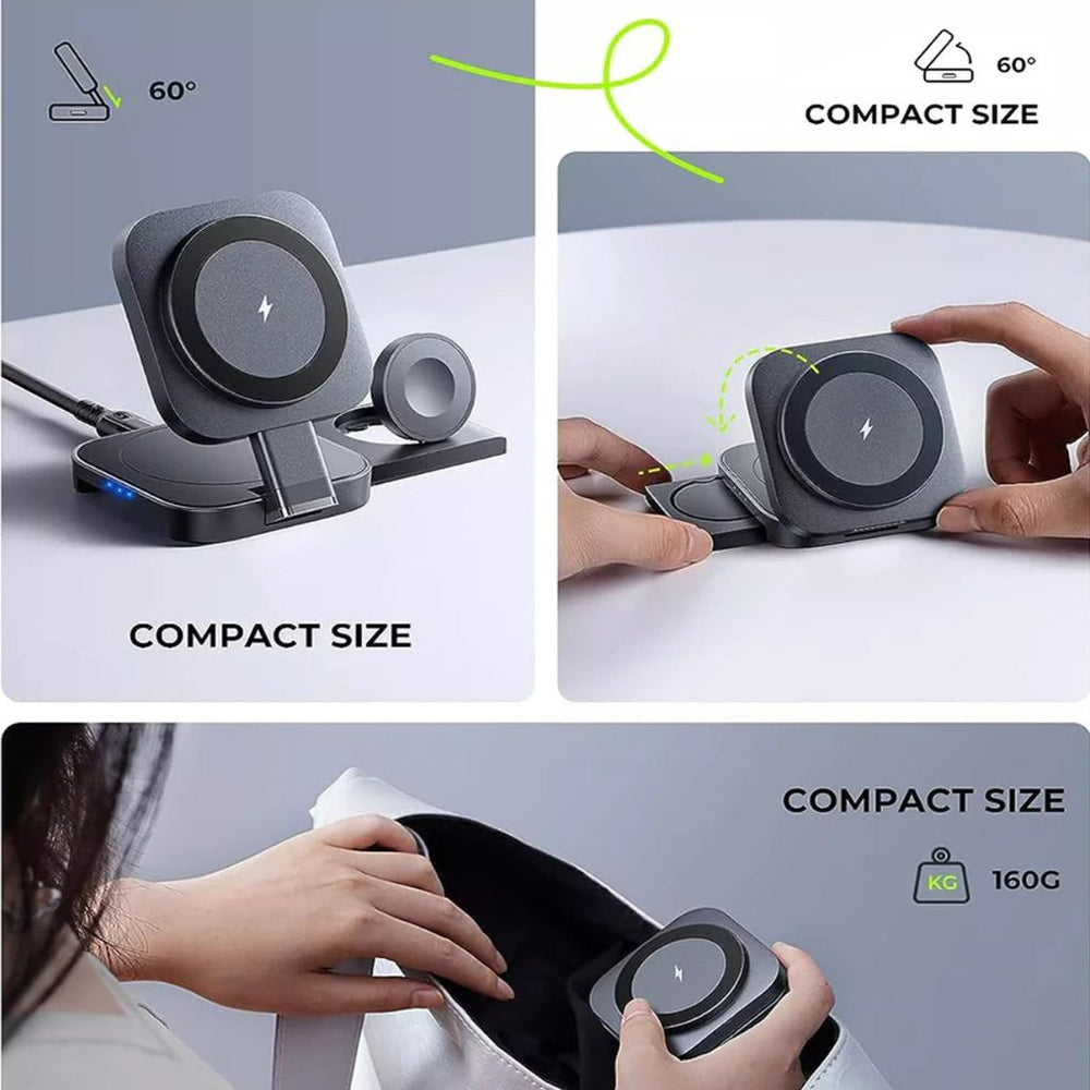 3 in 1 Foldable Charger for Apple