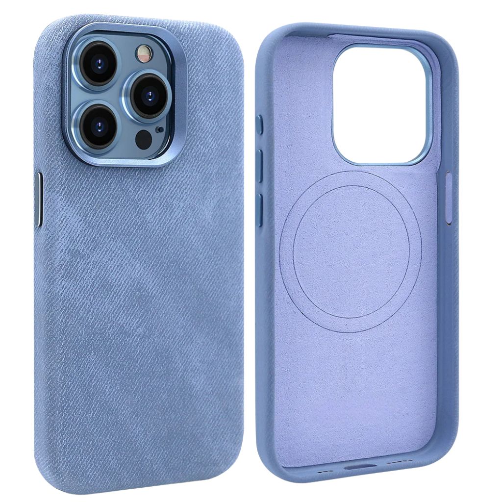 Magnetic Alcantara Case for iPhone