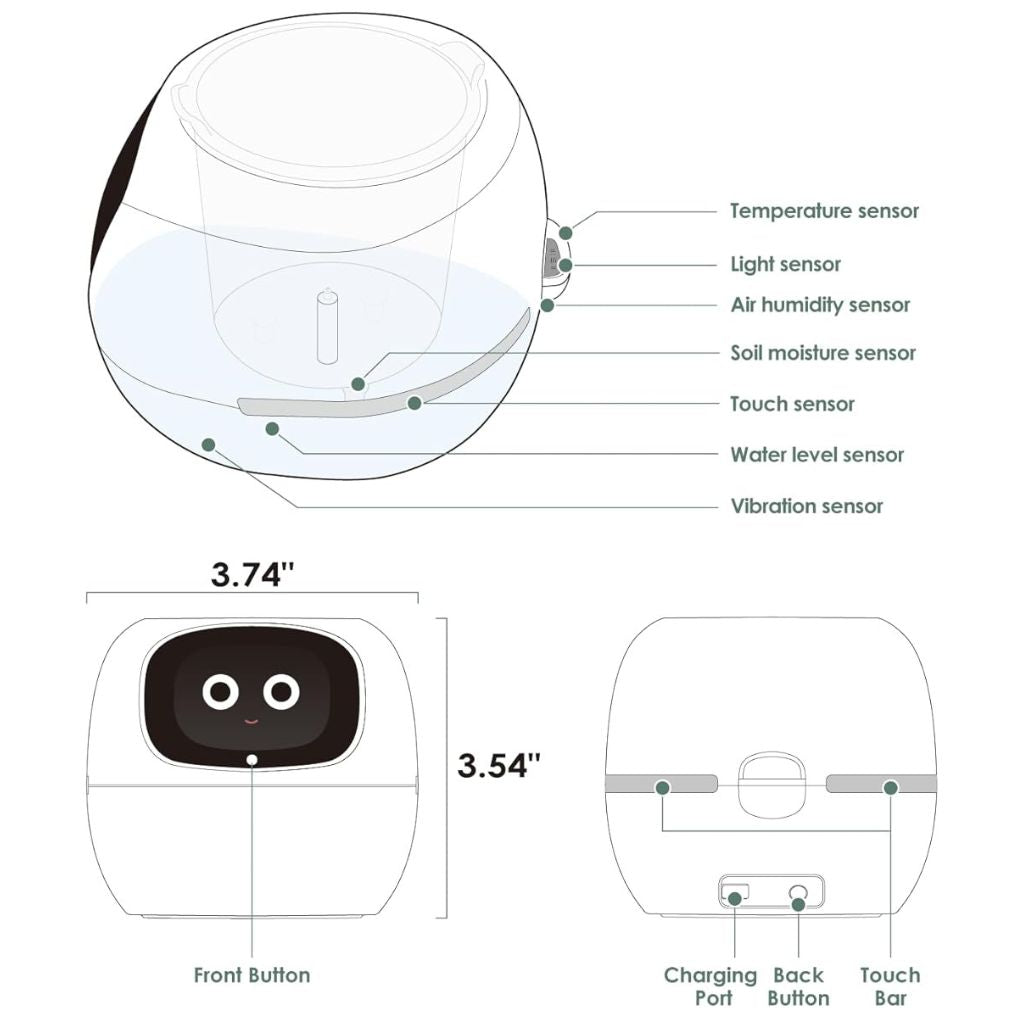 Ivy Smart Plant Pot